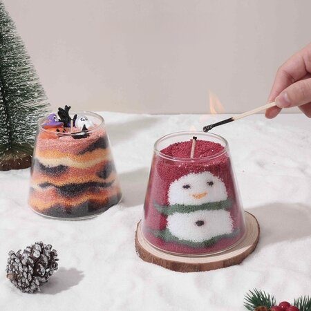 Sand Art Candle