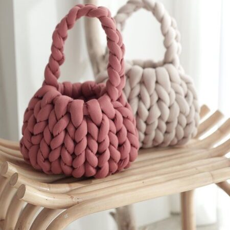 Chunky Handknit Bag